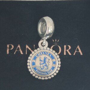 Pandora Chelsea Football Club Dangle Charm S925 Silver with box